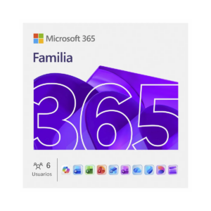 Microsoft 365 Familia 6 Usuarios 30 dispositivos 1 año PIN